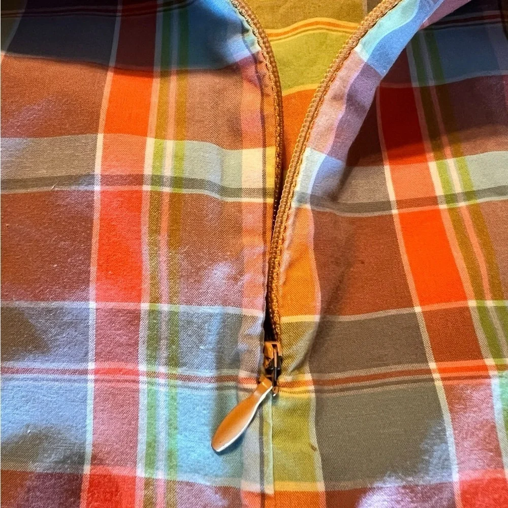 Gap Vintage Y2K Girls Tank Top - Square High Neck - Size Small - Plaid